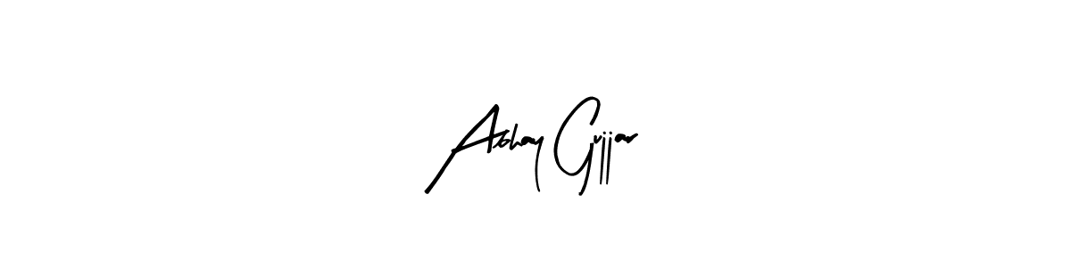 Create a beautiful signature design for name Abhay Gujjar. With this signature (Arty Signature) fonts, you can make a handwritten signature for free. Abhay Gujjar signature style 8 images and pictures png