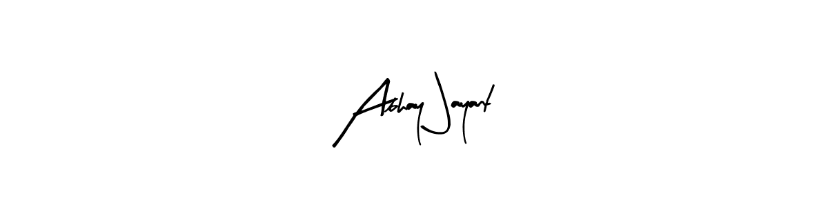 if you are searching for the best signature style for your name Abhay Jayant. so please give up your signature search. here we have designed multiple signature styles  using Arty Signature. Abhay Jayant signature style 8 images and pictures png
