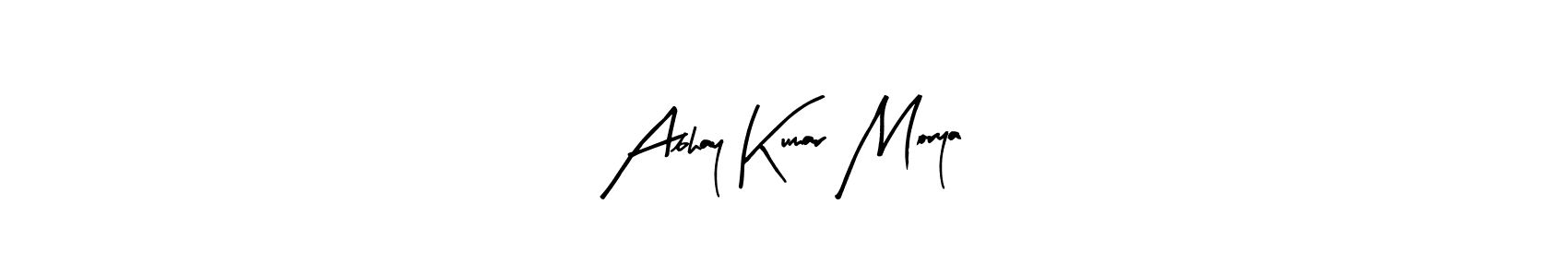 You can use this online signature creator to create a handwritten signature for the name Abhay Kumar Morya. This is the best online autograph maker. Abhay Kumar Morya signature style 8 images and pictures png