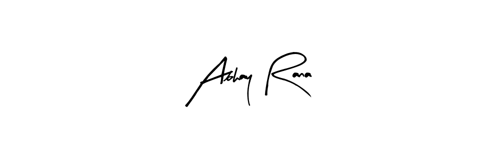 Design your own signature with our free online signature maker. With this signature software, you can create a handwritten (Arty Signature) signature for name Abhay Rana. Abhay Rana signature style 8 images and pictures png