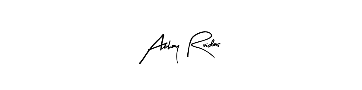 How to make Abhay Ruidas signature? Arty Signature is a professional autograph style. Create handwritten signature for Abhay Ruidas name. Abhay Ruidas signature style 8 images and pictures png