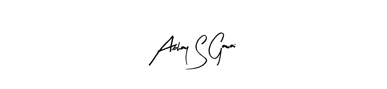 Create a beautiful signature design for name Abhay S Gawai. With this signature (Arty Signature) fonts, you can make a handwritten signature for free. Abhay S Gawai signature style 8 images and pictures png