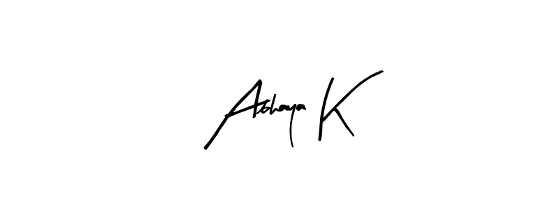 if you are searching for the best signature style for your name Abhaya K. so please give up your signature search. here we have designed multiple signature styles  using Arty Signature. Abhaya K signature style 8 images and pictures png