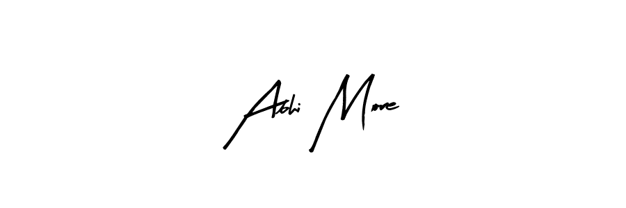 Also we have Abhi More name is the best signature style. Create professional handwritten signature collection using Arty Signature autograph style. Abhi More signature style 8 images and pictures png