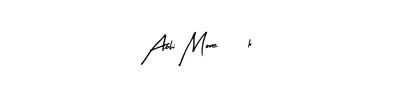 Design your own signature with our free online signature maker. With this signature software, you can create a handwritten (Arty Signature) signature for name Abhi More 96k. Abhi More 96k signature style 8 images and pictures png