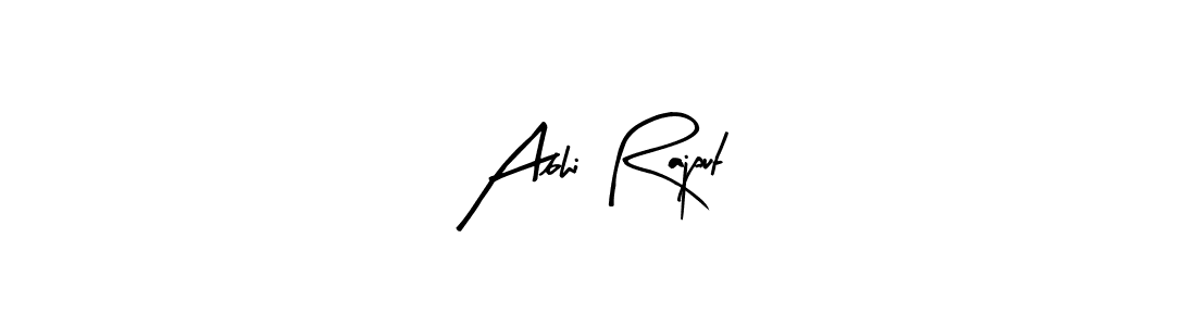 Also we have Abhi Rajput name is the best signature style. Create professional handwritten signature collection using Arty Signature autograph style. Abhi Rajput signature style 8 images and pictures png