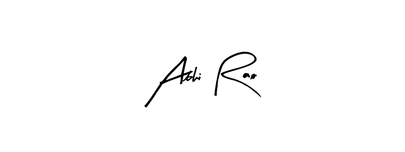 Make a beautiful signature design for name Abhi Rao. With this signature (Arty Signature) style, you can create a handwritten signature for free. Abhi Rao signature style 8 images and pictures png
