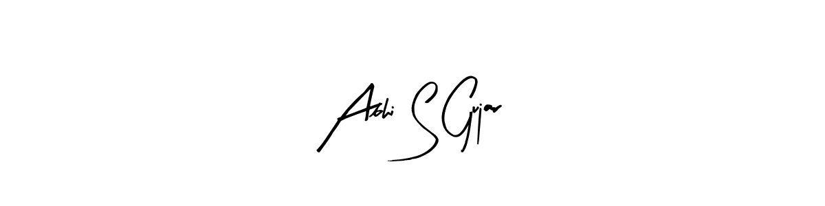 How to Draw Abhi S Gujar signature style? Arty Signature is a latest design signature styles for name Abhi S Gujar. Abhi S Gujar signature style 8 images and pictures png