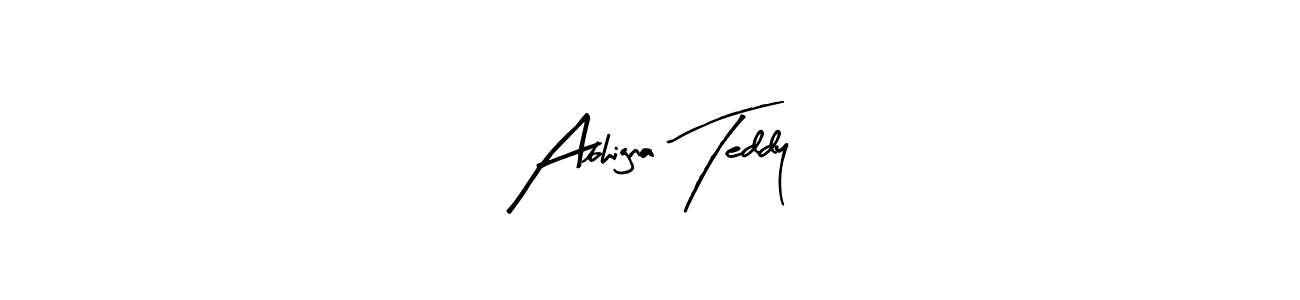 How to make Abhigna Teddy signature? Arty Signature is a professional autograph style. Create handwritten signature for Abhigna Teddy name. Abhigna Teddy signature style 8 images and pictures png