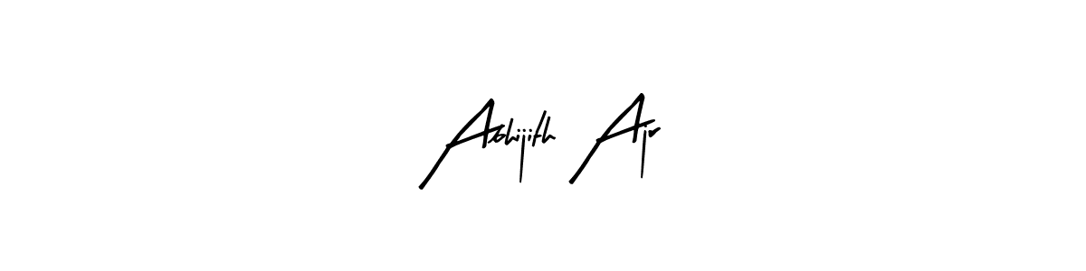 This is the best signature style for the Abhijith Ajr name. Also you like these signature font (Arty Signature). Mix name signature. Abhijith Ajr signature style 8 images and pictures png