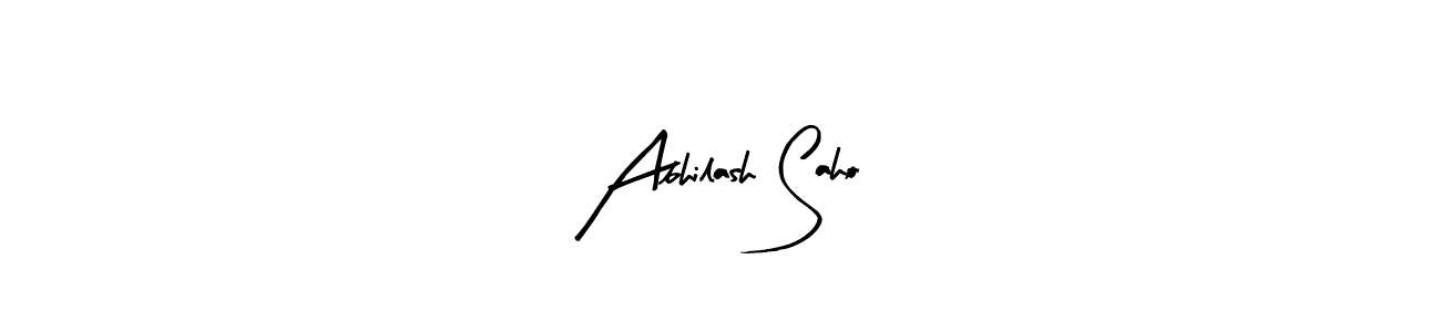 Make a beautiful signature design for name Abhilash Saho. With this signature (Arty Signature) style, you can create a handwritten signature for free. Abhilash Saho signature style 8 images and pictures png