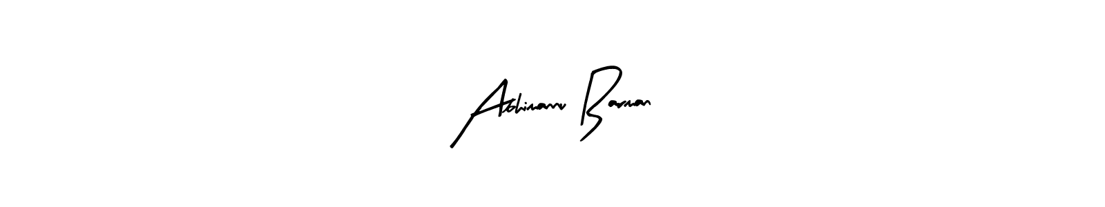 Make a beautiful signature design for name Abhimannu Barman. With this signature (Arty Signature) style, you can create a handwritten signature for free. Abhimannu Barman signature style 8 images and pictures png