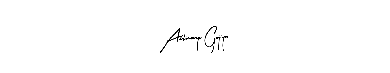 Once you've used our free online signature maker to create your best signature Arty Signature style, it's time to enjoy all of the benefits that Abhimanyu Gojiya name signing documents. Abhimanyu Gojiya signature style 8 images and pictures png