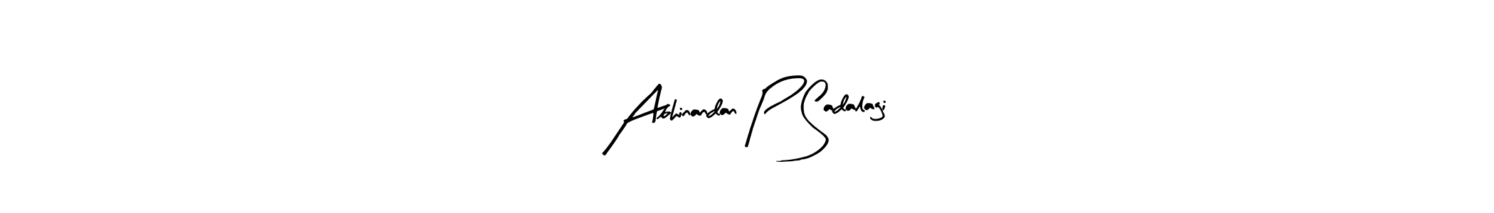 Make a beautiful signature design for name Abhinandan P Sadalagi. Use this online signature maker to create a handwritten signature for free. Abhinandan P Sadalagi signature style 8 images and pictures png