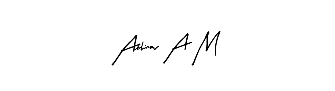 Here are the top 10 professional signature styles for the name Abhinav A M. These are the best autograph styles you can use for your name. Abhinav A M signature style 8 images and pictures png