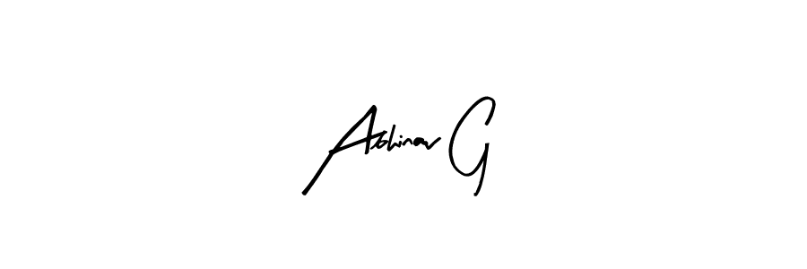 Also we have Abhinav G name is the best signature style. Create professional handwritten signature collection using Arty Signature autograph style. Abhinav G signature style 8 images and pictures png