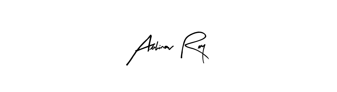 Arty Signature is a professional signature style that is perfect for those who want to add a touch of class to their signature. It is also a great choice for those who want to make their signature more unique. Get Abhinav Roy name to fancy signature for free. Abhinav Roy signature style 8 images and pictures png