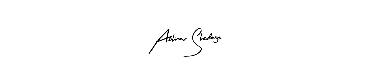 Abhinav Shedage stylish signature style. Best Handwritten Sign (Arty Signature) for my name. Handwritten Signature Collection Ideas for my name Abhinav Shedage. Abhinav Shedage signature style 8 images and pictures png