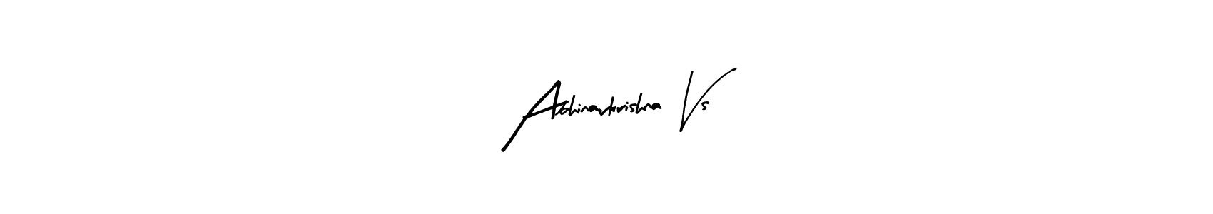 Here are the top 10 professional signature styles for the name Abhinavkrishna Vs. These are the best autograph styles you can use for your name. Abhinavkrishna Vs signature style 8 images and pictures png