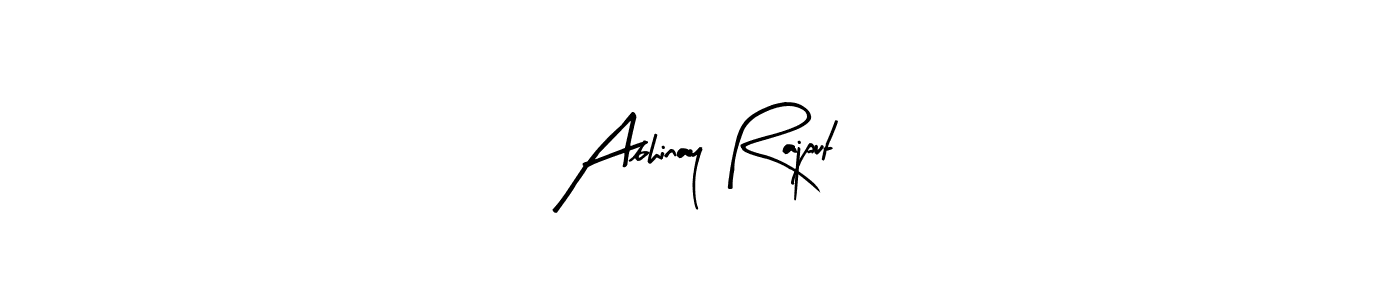 Arty Signature is a professional signature style that is perfect for those who want to add a touch of class to their signature. It is also a great choice for those who want to make their signature more unique. Get Abhinay Rajput name to fancy signature for free. Abhinay Rajput signature style 8 images and pictures png