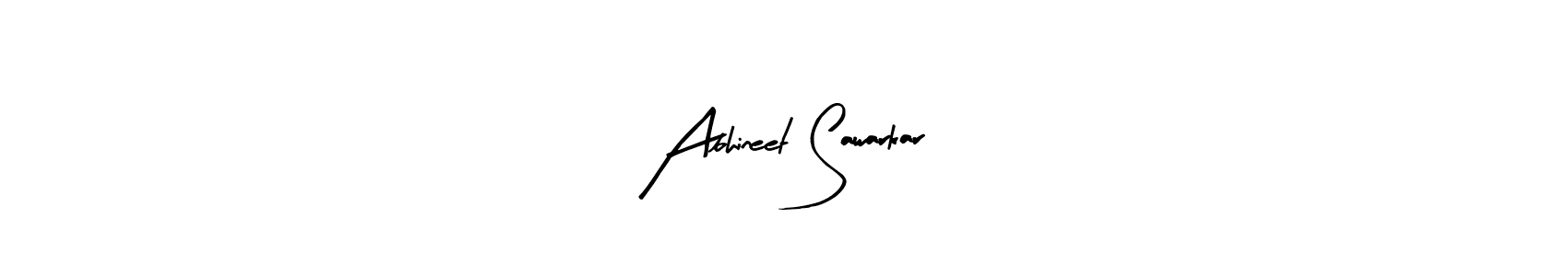 Make a beautiful signature design for name Abhineet Sawarkar. With this signature (Arty Signature) style, you can create a handwritten signature for free. Abhineet Sawarkar signature style 8 images and pictures png