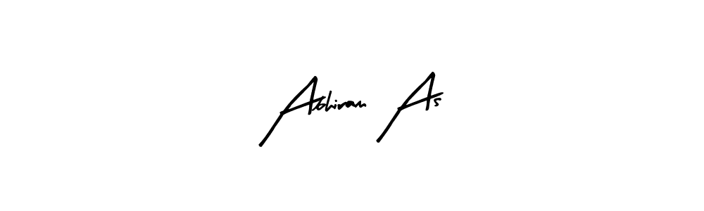if you are searching for the best signature style for your name Abhiram As. so please give up your signature search. here we have designed multiple signature styles  using Arty Signature. Abhiram As signature style 8 images and pictures png