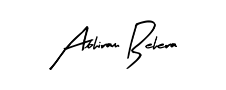 The Arty Signature lettering style adds unique flourish to name Abhiram Behera. Stand out with a custom digital autograph made in seconds. Abhiram Behera signature style 8 images and pictures png