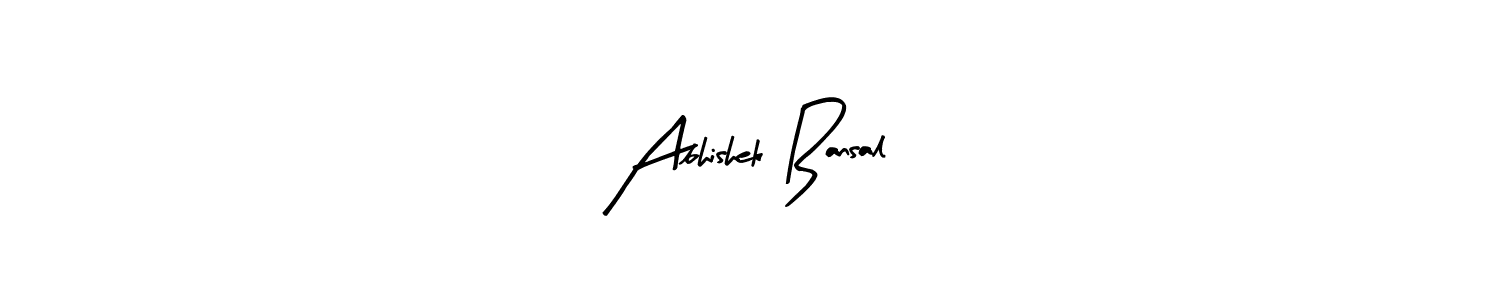 How to make Abhishek Bansal signature? Arty Signature is a professional autograph style. Create handwritten signature for Abhishek Bansal name. Abhishek Bansal signature style 8 images and pictures png