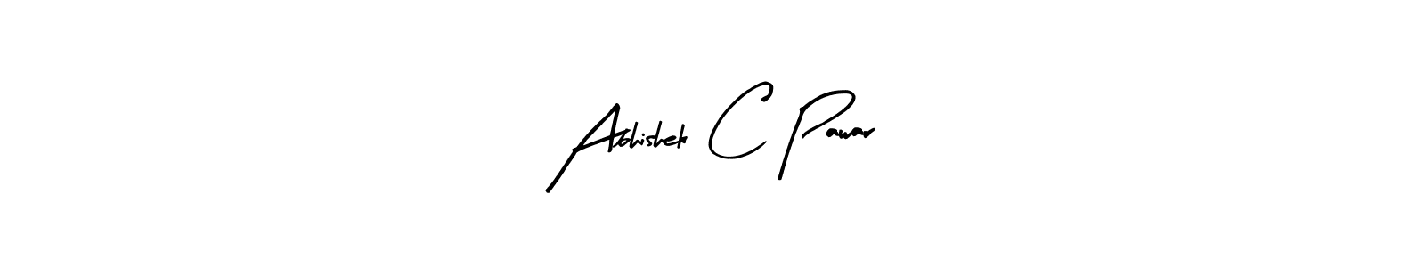 Create a beautiful signature design for name Abhishek C Pawar. With this signature (Arty Signature) fonts, you can make a handwritten signature for free. Abhishek C Pawar signature style 8 images and pictures png