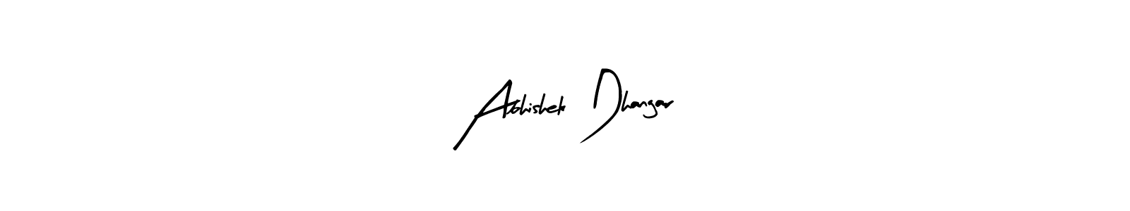 Also You can easily find your signature by using the search form. We will create Abhishek Dhangar name handwritten signature images for you free of cost using Arty Signature sign style. Abhishek Dhangar signature style 8 images and pictures png