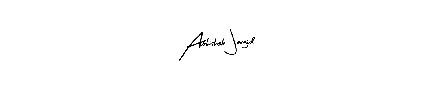 Also we have Abhishek Jangid name is the best signature style. Create professional handwritten signature collection using Arty Signature autograph style. Abhishek Jangid signature style 8 images and pictures png
