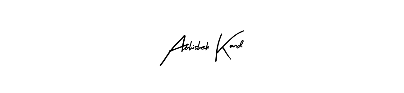 Create a beautiful signature design for name Abhishek Kand. With this signature (Arty Signature) fonts, you can make a handwritten signature for free. Abhishek Kand signature style 8 images and pictures png