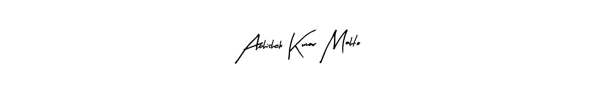 Create a beautiful signature design for name Abhishek Kumar Mahto. With this signature (Arty Signature) fonts, you can make a handwritten signature for free. Abhishek Kumar Mahto signature style 8 images and pictures png