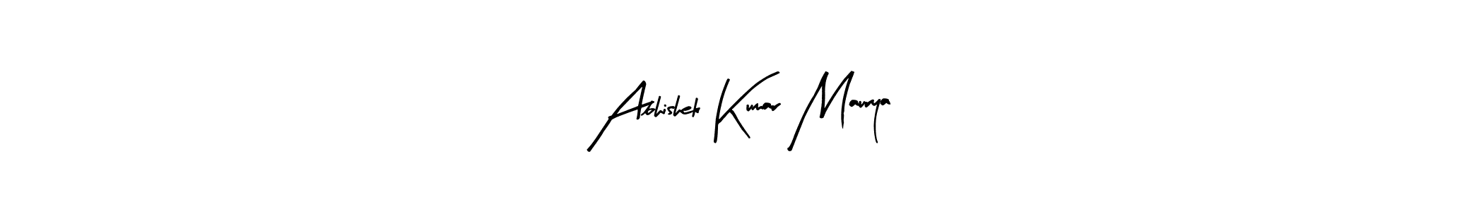 How to make Abhishek Kumar Maurya signature? Arty Signature is a professional autograph style. Create handwritten signature for Abhishek Kumar Maurya name. Abhishek Kumar Maurya signature style 8 images and pictures png