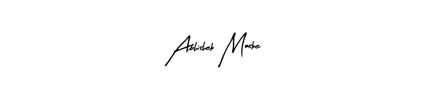 Make a beautiful signature design for name Abhishek Maske. Use this online signature maker to create a handwritten signature for free. Abhishek Maske signature style 8 images and pictures png