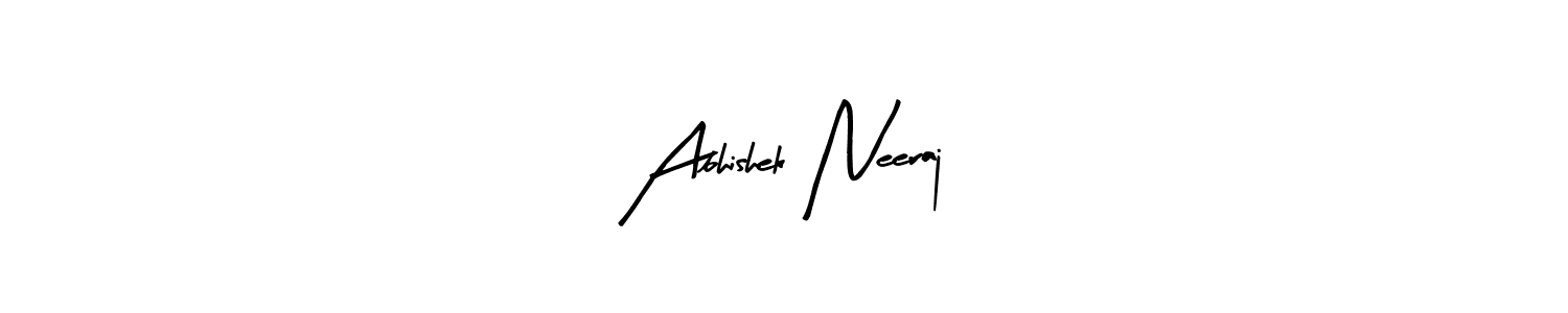 You should practise on your own different ways (Arty Signature) to write your name (Abhishek Neeraj) in signature. don't let someone else do it for you. Abhishek Neeraj signature style 8 images and pictures png