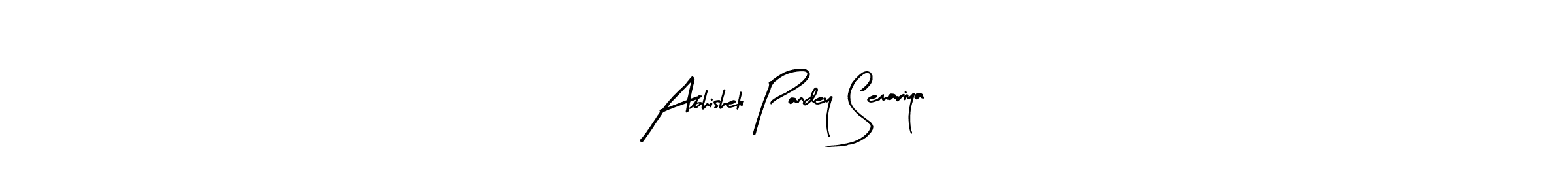 Also we have Abhishek Pandey Semariya name is the best signature style. Create professional handwritten signature collection using Arty Signature autograph style. Abhishek Pandey Semariya signature style 8 images and pictures png