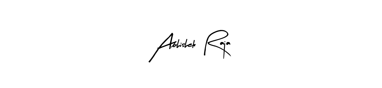 Similarly Arty Signature is the best handwritten signature design. Signature creator online .You can use it as an online autograph creator for name Abhishek Raja. Abhishek Raja signature style 8 images and pictures png