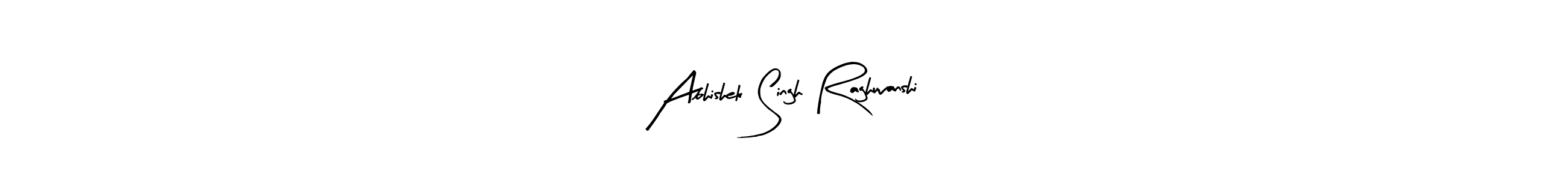 Create a beautiful signature design for name Abhishek Singh Raghuvanshi. With this signature (Arty Signature) fonts, you can make a handwritten signature for free. Abhishek Singh Raghuvanshi signature style 8 images and pictures png