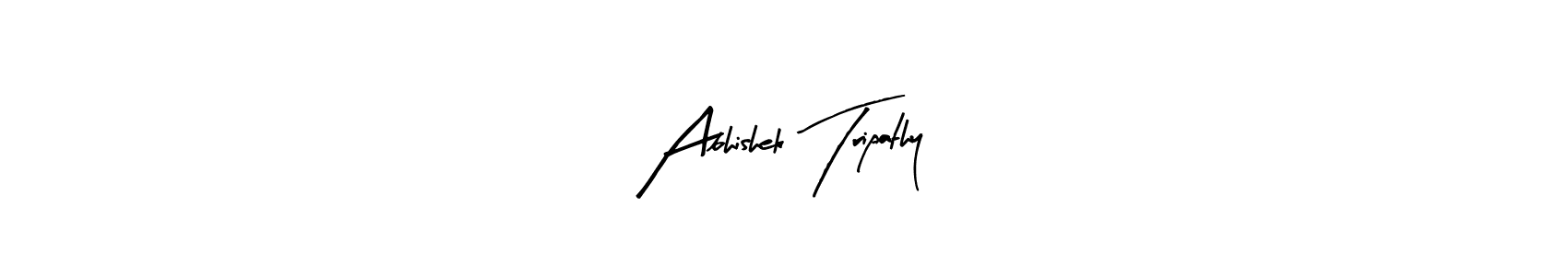 How to make Abhishek Tripathy name signature. Use Arty Signature style for creating short signs online. This is the latest handwritten sign. Abhishek Tripathy signature style 8 images and pictures png