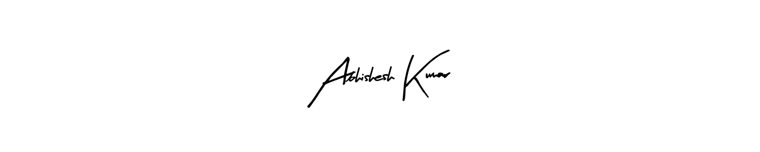 How to make Abhishesh Kumar name signature. Use Arty Signature style for creating short signs online. This is the latest handwritten sign. Abhishesh Kumar signature style 8 images and pictures png