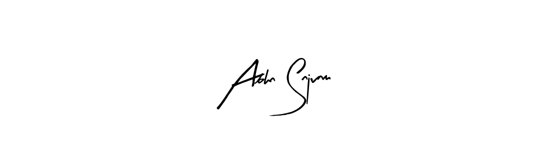 Also we have Abhn Snjvnm name is the best signature style. Create professional handwritten signature collection using Arty Signature autograph style. Abhn Snjvnm signature style 8 images and pictures png