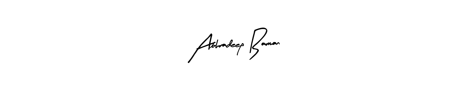 How to make Abhradeep Barman name signature. Use Arty Signature style for creating short signs online. This is the latest handwritten sign. Abhradeep Barman signature style 8 images and pictures png