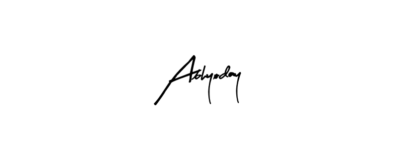 Make a beautiful signature design for name Abhyoday. With this signature (Arty Signature) style, you can create a handwritten signature for free. Abhyoday signature style 8 images and pictures png