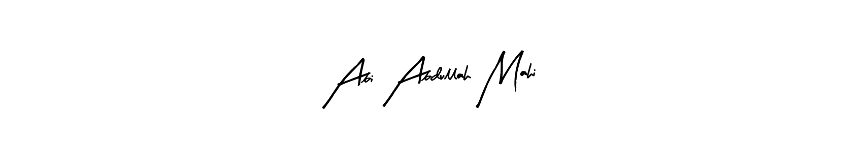 How to Draw Abi Abdullah Mahi signature style? Arty Signature is a latest design signature styles for name Abi Abdullah Mahi. Abi Abdullah Mahi signature style 8 images and pictures png