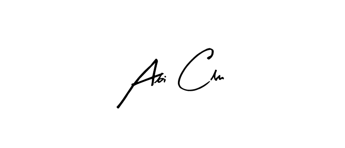 How to make Abi Clm name signature. Use Arty Signature style for creating short signs online. This is the latest handwritten sign. Abi Clm signature style 8 images and pictures png