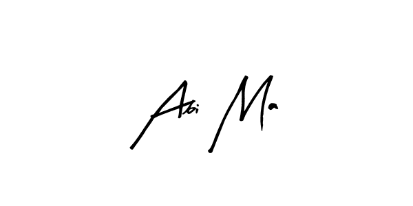 You should practise on your own different ways (Arty Signature) to write your name (Abi Ma) in signature. don't let someone else do it for you. Abi Ma signature style 8 images and pictures png