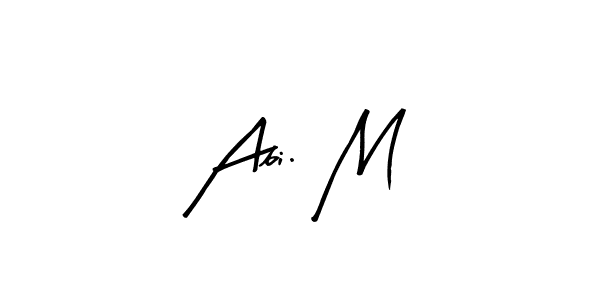 Also we have Abi. M name is the best signature style. Create professional handwritten signature collection using Arty Signature autograph style. Abi. M signature style 8 images and pictures png