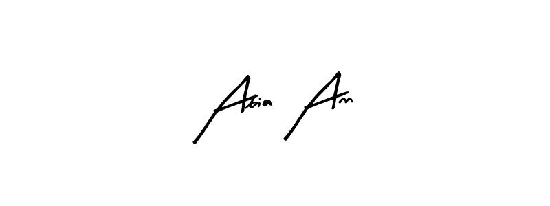 The best way (Arty Signature) to make a short signature is to pick only two or three words in your name. The name Abia Ann include a total of six letters. For converting this name. Abia Ann signature style 8 images and pictures png