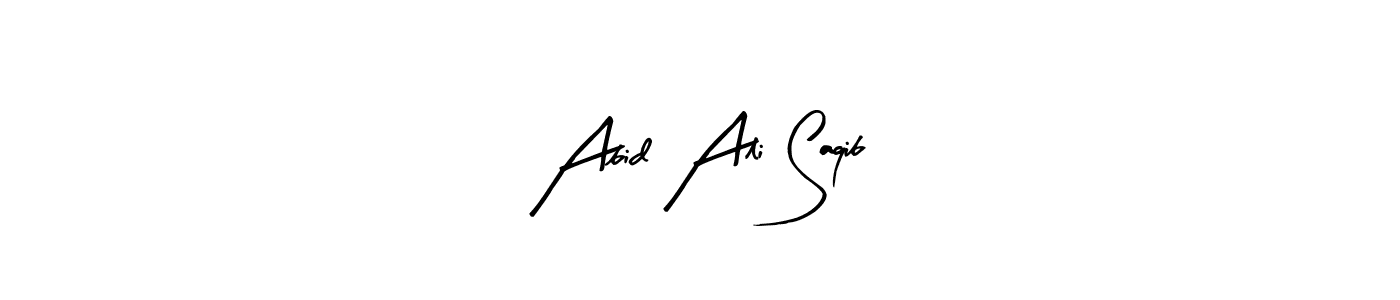 This is the best signature style for the Abid Ali Saqib name. Also you like these signature font (Arty Signature). Mix name signature. Abid Ali Saqib signature style 8 images and pictures png